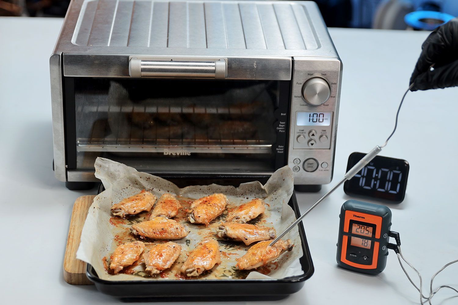 Roasted Chicken Wings Test for Small Toaster Ovens