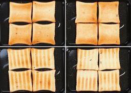 The top and bottom of two batches toast back to back on the best darkness level 5 of Breville BOV900BSS Smart Oven Air Fryer Pro.