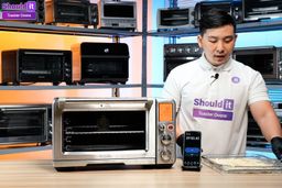 Timelapse of Shouldit's French Fries test for the Breville Smart Oven Air Fryer Pro BOV900BSS by Alan Nguyen. At 400°F, 12 oz of frozen French fries inside an air-fryer basket was air-fried to golden and golden brown in 18 minutes.
