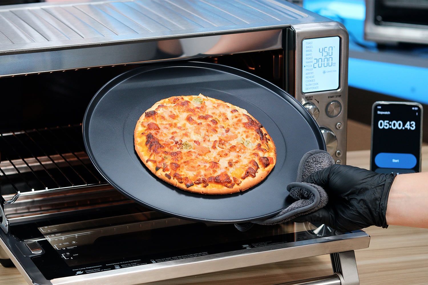 Breville BOV900BSS Smart Oven Air Fryer Pro Pizza Test Result