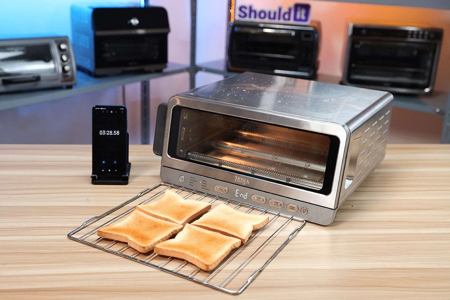 Ninja Flip SP151 Air Fryer Toaster Oven Toast 4
