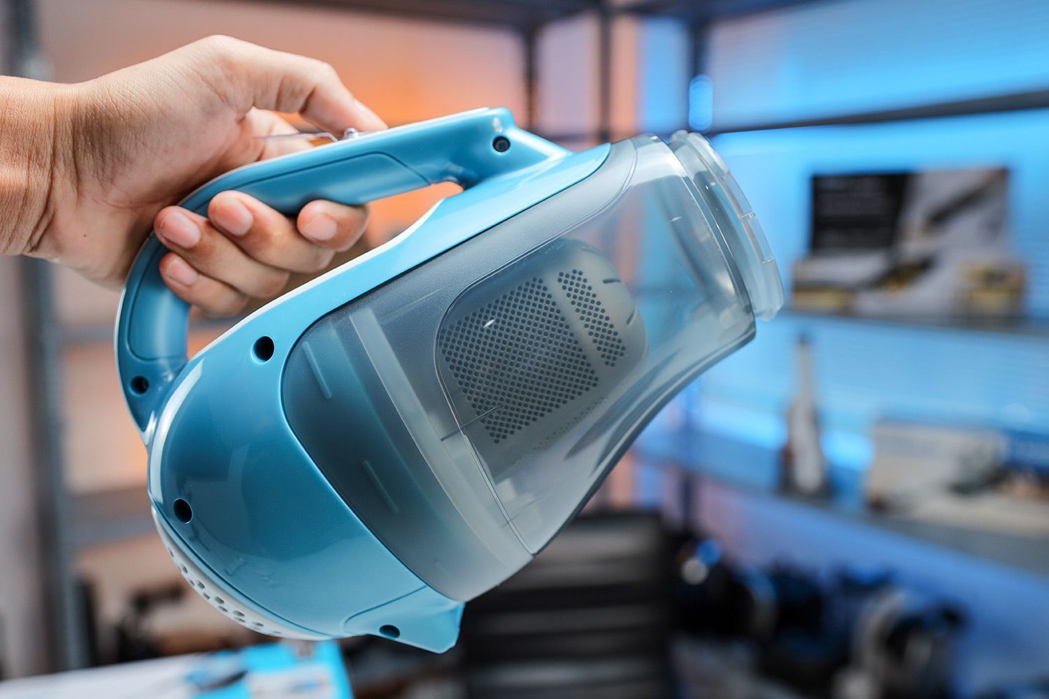 BlackDecker AdvancedClean Swivel Handheld Vacuum Dirt Compartment