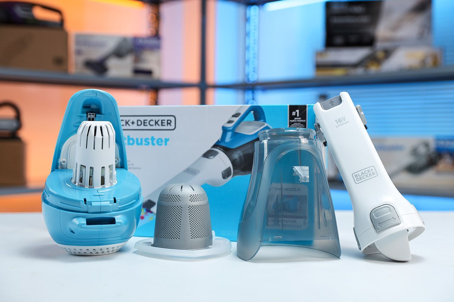 BlackDecker AdvancedClean Swivel Handheld Vacuum Filtration