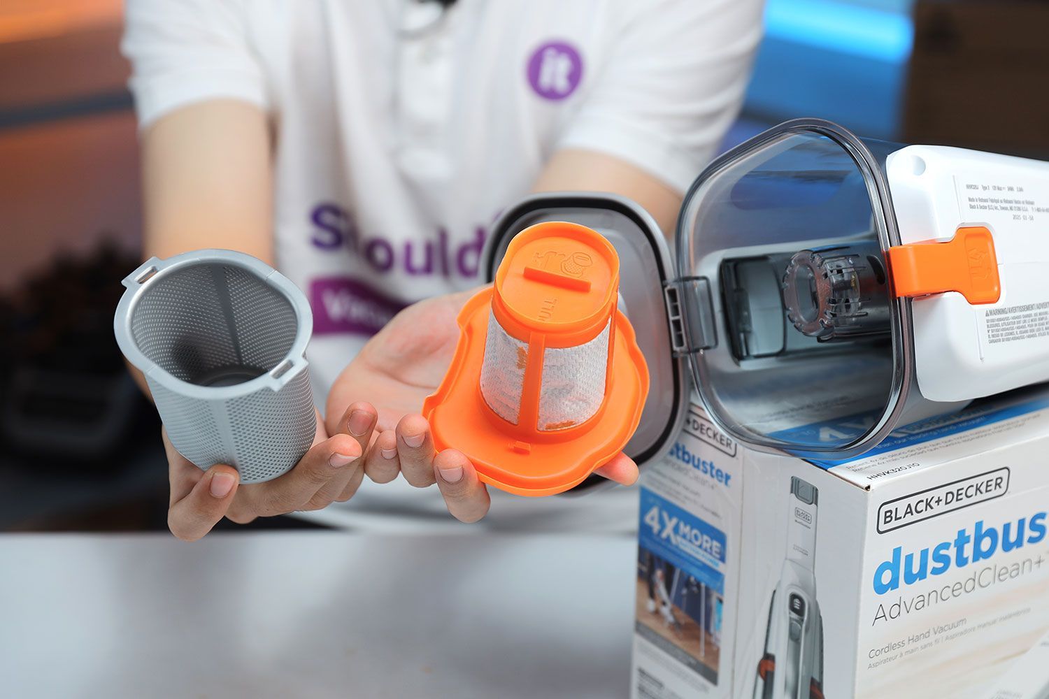 BLACKDECKER dustbuster AdvancedClean Handheld Vacuum Filtration