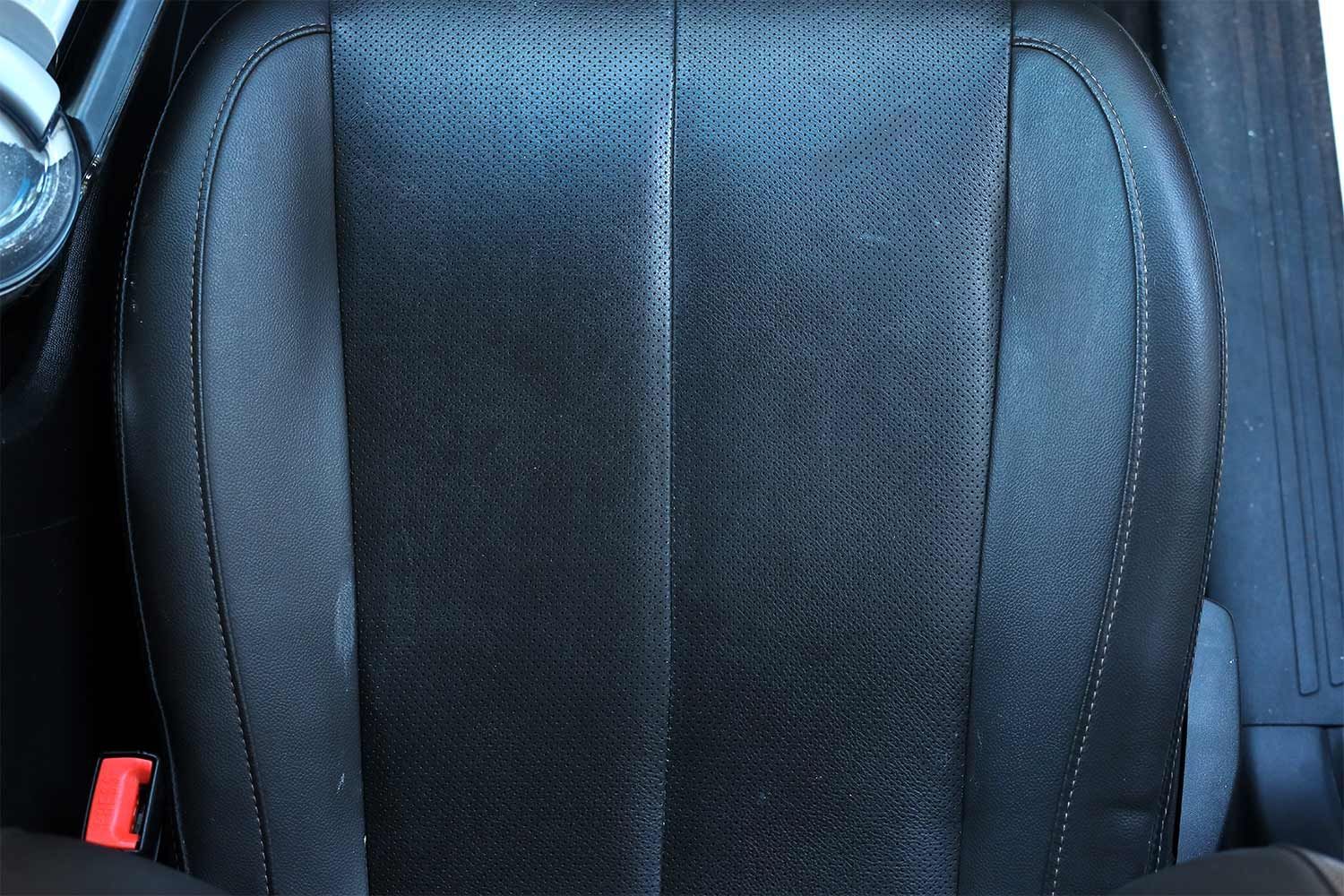 BlackDecker Pivot did an outstanding job cleaning up the seat and the footwell 2