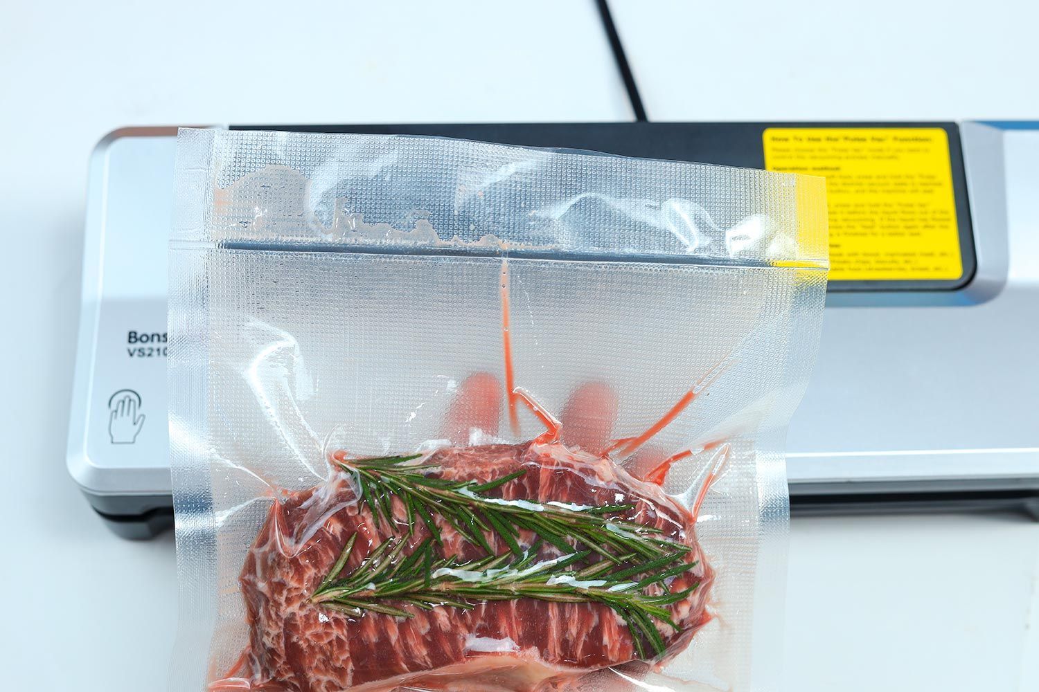 Bonsenkitchen VS2100 2025 Vacuum Sealer Beef for Sous Vide