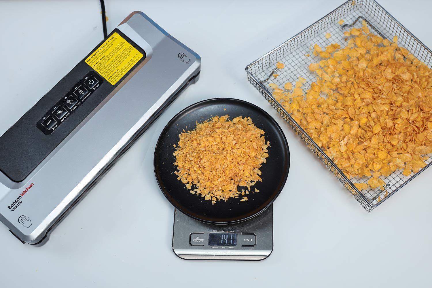Bonsenkitchen VS2100 2025 Vacuum Sealer Crunchy Food Breakage