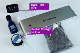 FoodSaver VS 0160 Vacuum Sealer Max Suction Strength Test