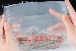 GERYON Vacuum Sealer Beef for Sous Vide Test