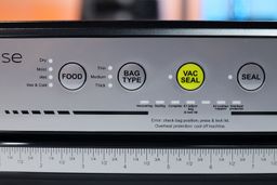 MEGAWISE 2025 Powerful Vacuum Sealer Control Panel