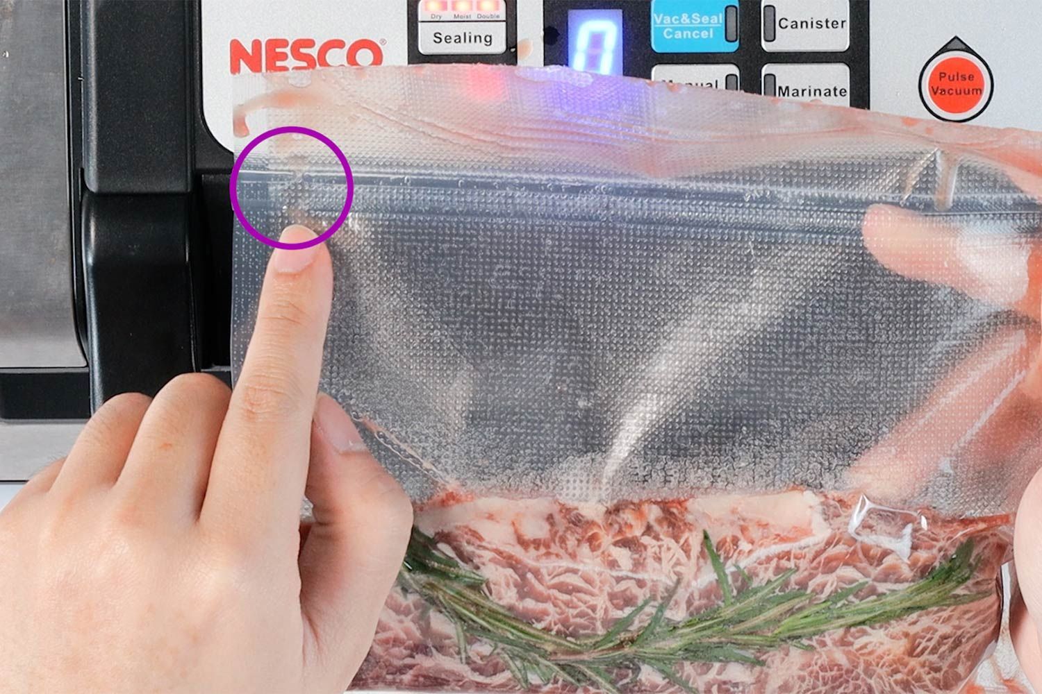 Nesco VS-12 Deluxe Beef Sous Vide Test Test Result