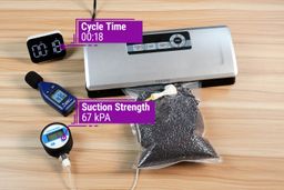 POTANE VS2690 Precision Vacuum Sealer Max Suction Strength Test