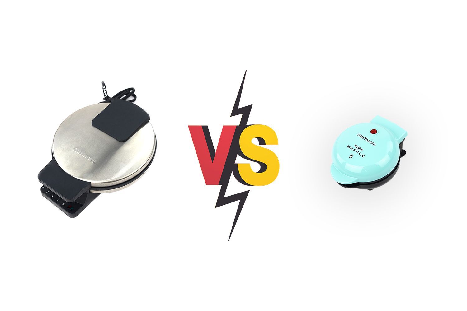 Cuisinart WMR-CA Classic vs Nostalgia MWF5AQ: Classic-Style vs. Mini-Style