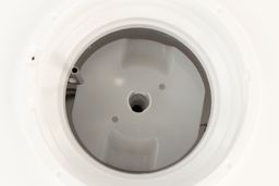 A water baffle inside the cold water tank of a top loading water cooler dispenser.