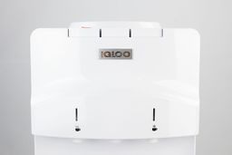 A close up of the working panel of the Igloo countertop water cooler dispenser.