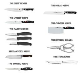 Types of Kitchen Knives