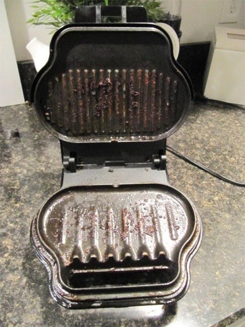 Getting grease off an electric grill