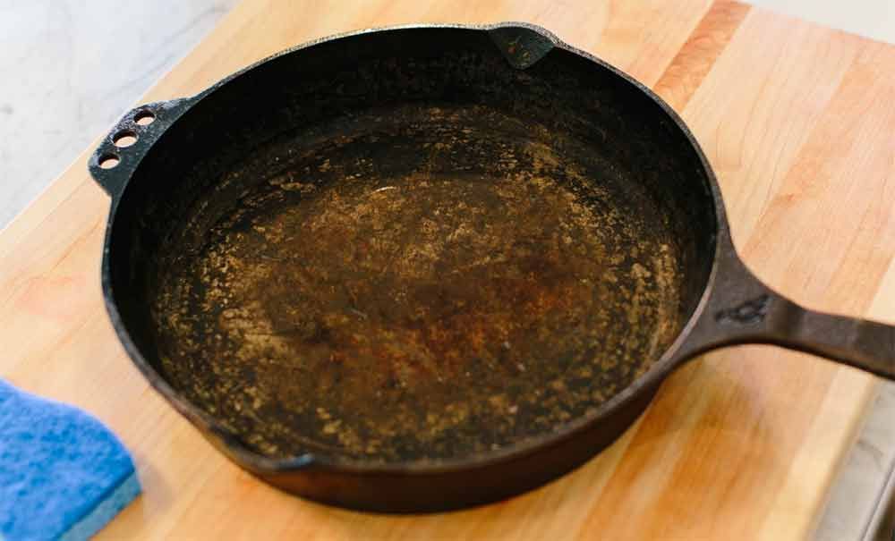 Rusty Cast Iron Skillet