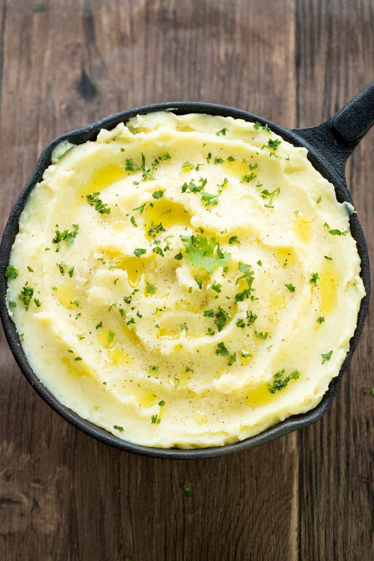 making perfect Mashed Potatoes