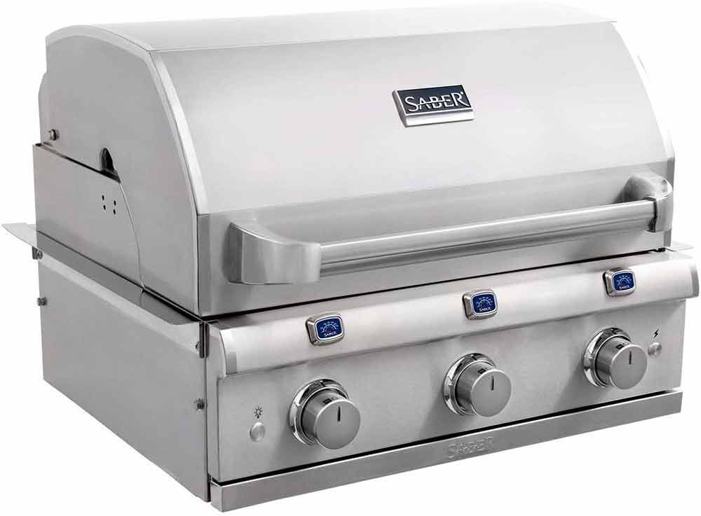 SABER 3-Burner Elite Built-in Infrared Grill