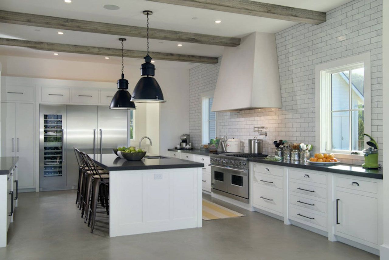 Metal Mix Modern Country Kitchen Ideas