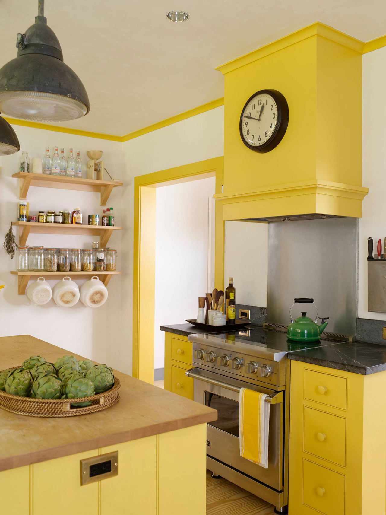 Very Light-colored Modern Country Kitchen Idea