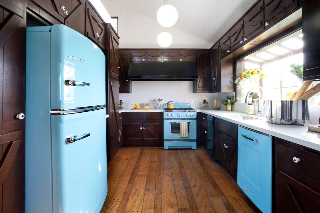 20th Century Retro Rustic Kitchen Ideas