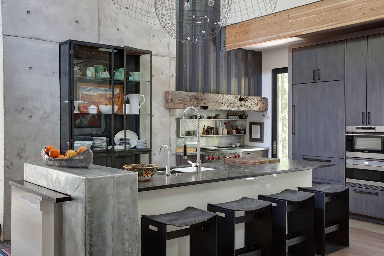 Dirty Metal Rustic Kitchen Ideas